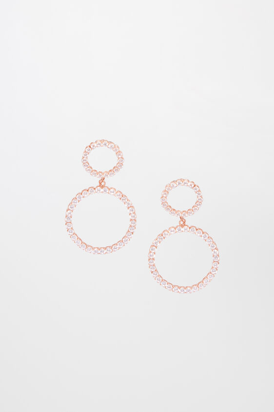 Rose Gold Brass Earring, , image 1
